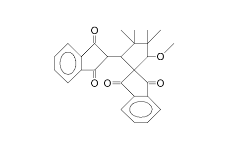 2-(Indan-1,3-dion-2-yl)-5-methoxy-3,3,4,4-tetramethyl-spiro(cyclopentan-1,2'-indan)-1',3'-dione