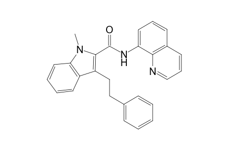 1-Methyl-3-phenethyl-N-(quinolin-8-yl)indole-2-carboxamide