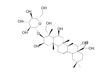 16alpha-HYDROXY PROTOBASSIC ACID 3-O-beta-D-GLUCOPYRANOSIDE