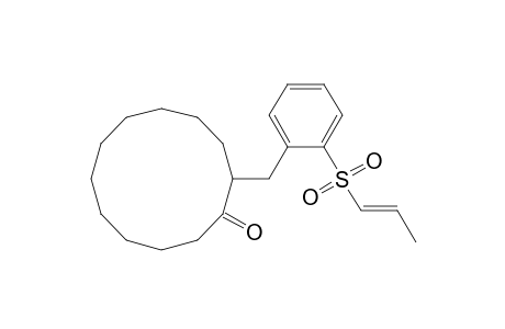 (E)-2-(2'-Ketocyclododecyl)methyl-1-propenyl phenyl sulfone