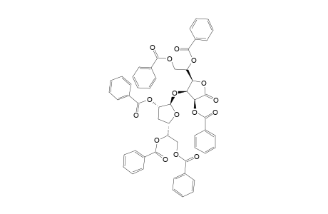 2,5,6-TRI-O-BENZOYL-3-O-(2,5,6-TRI-O-BENZOYL-3-DEOXY-BETA-D-XYLO-HEXOFURANOSYL)-D-MANNONO-1,4-LACTONE