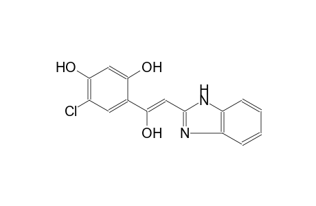 4-[(Z)-2-(1H-benzimidazol-2-yl)-1-hydroxyethenyl]-6-chloro-1,3-benzenediol