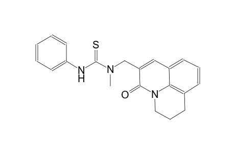thiourea, N-[(2,3-dihydro-5-oxo-1H,5H-benzo[ij]quinolizin-6-yl)methyl]-N-methyl-N'-phenyl-