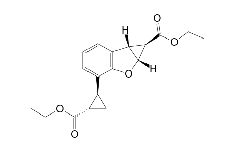 Ethyl (1R,1aR,6bS)-3-((1S,2S)-2-(ethoxycarbonyl)cyclopropyl)-1a,6b-dihydro-1H-cyclopropa[b]benzofuran-1-carboxylate