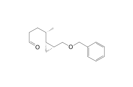 (4S)-4-{(1R,2R)-2-[(Benzyloxy)methyl]cyclopropyl}pentanal