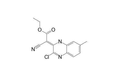 3-CHLORO-7-METHYL-2-(ETHOXYCARBONYLCYANOMETHYLENE)-1,2-DIHYDROQUINOXALINE