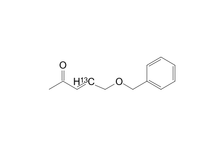 [4-13C]-(E)-5-(benzyloxy)pent-3-en-2-one