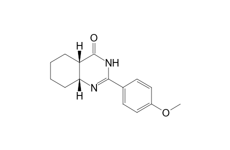 cis-2-(4-metho(4aS,8aR)-2-(4-methoxyphenyl)-4a,5,6,7,8,8a-hexahydro-3H-quinazolin-4-one