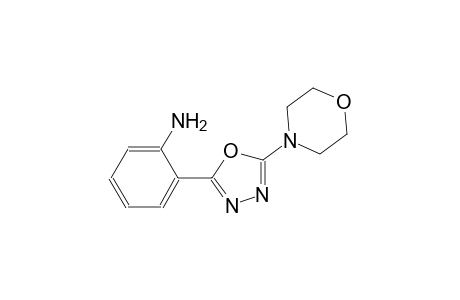 2-[5-(4-Morpholinyl)-1,3,4-oxadiazol-2-yl]aniline