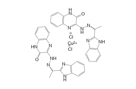 Copper(II) bis[3-[2-[1-(1H-benzimidazol-2-yl)ethylidene]hydrazino]-1H-quinoxalin-2-one]dichloride