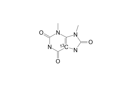 3,9-DIMETHYL-[5-(13)C]-URIC-ACID