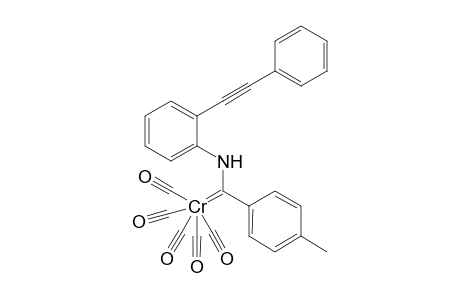 Pentacarbonyl{[2'-(phenylethynyl)phenylamino]-(p-tolyl)carbene}-chromium
