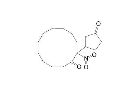 2-NITRO-2-(3'-OXO-1'-CYCLOPENTYL)-CYCLODODECANONE;DIASTEREOMER-A