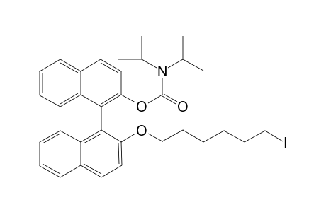 1-{(S(a)-2'-[2-(N,N-diisopropylcarbamoyloxy)-1,1'-binaphthyl]oxy}-6-iodohexane