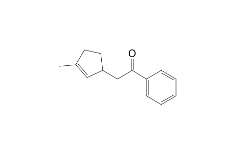 2-(3-methyl-1-cyclopent-2-enyl)-1-phenylethanone