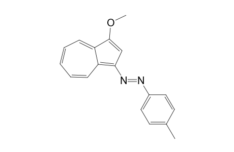 3-Methoxyazulene-1-azo(4'-methylbenzene)