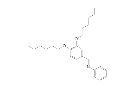 (E)-3,4-bis(hexyloxy)-N-phenylbenzaldimine