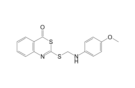 2-((4-Methoxyphenylamino)methylthio)-4H-benzo[d][1,3]thiazin-4-one