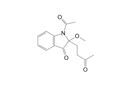 1-Acetyl-2-(3-ketobutyl)-2-methoxy-pseudoindoxyl