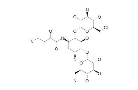 6''-CHLORO-6''-DEOXY-AMIKACIN