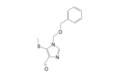 1-(benzoxymethyl)-5-(methylthio)imidazole-4-carbaldehyde