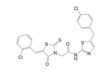 3-thiazolidineacetamide, 5-[(2-chlorophenyl)methylene]-N-[5-[(4-chlorophenyl)methyl]-2-thiazolyl]-4-oxo-2-thioxo-, (5Z)-