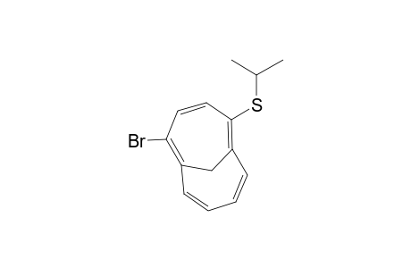 5-Bromanyl-2-propan-2-ylsulfanyl-bicyclo[4.4.1]undeca-1(10),2,4,6,8-pentaene