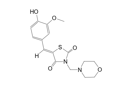 2,4-thiazolidinedione, 5-[(4-hydroxy-3-methoxyphenyl)methylene]-3-(4-morpholinylmethyl)-, (5Z)-