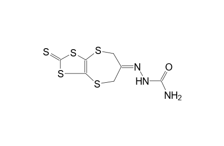2-thioxo-5H-[1,3]dithiolo[4,5-b][1,4]dithiepin-6(7H)-one semicarbazone