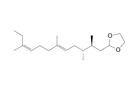 (-)-2-((2S,3R,5E,9Z)-2,3,6,10-Tetramethyldodeca-5,9-dienyl)-1,3-dioxolane