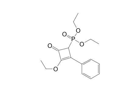 Phosphonic acid, P-(3-ethoxy-4-oxo-2-phenyl-2-cyclobuten-1-yl)-, diethyl ester
