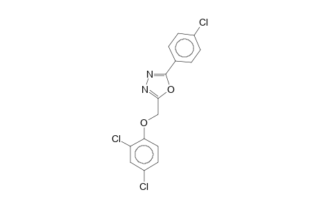 2-(2,4-Dichlorophenoxymethyl)-5-(4-chlorophenyl)-1,3,4-oxadiazole