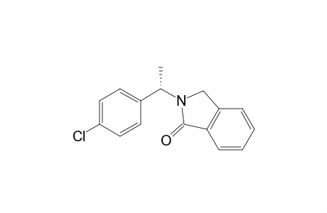 S-2-[1-(4-chlorophenyl)-ethyl]-2,3-dihydroisoindol-1-one