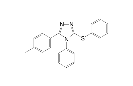 3-(4-Methylphenyl)-4-phenyl-5-(phenylsulfanyl)-4H-1,2,4-triazole