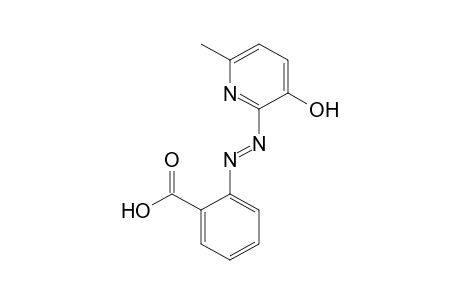 (E)-2-((3-hydroxy-6-methylpyridin-2-yl)diazenyl)benzoic acid