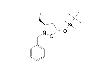 TRANS-2-BENZYL-5-(TERT.-BUTYLDIMETHYLSILOXY)-3-ETHYLISOXAZOLIDINE