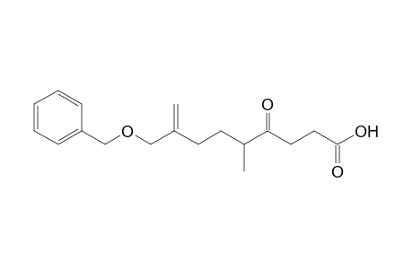 5-Methyl-4-oxidanylidene-8-(phenylmethoxymethyl)non-8-enoic acid