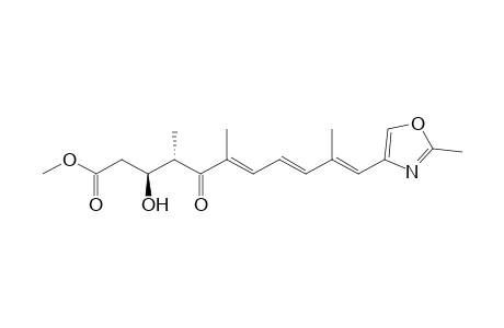 Methyl (3S,4S,6E,8E,10E)-3-Hydroxy-4,6,10-trimethyl-11-(2'-methyloxazol-4'-yl)-5-oxo-6,8,10-undecatrienoate