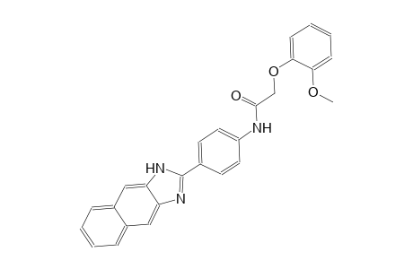acetamide, 2-(2-methoxyphenoxy)-N-[4-(1H-naphtho[2,3-d]imidazol-2-yl)phenyl]-