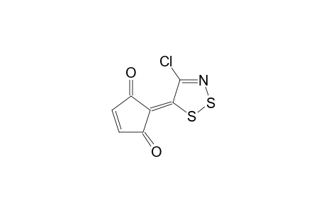 2-(4-Chloro-5H-1,2,3-dithiazol-5-ylidene)cyclopent-4-en-1,3-dione