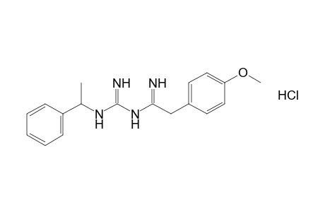 1-(p-methoxyphenyl)-5-(alpha-methylbenzyl)biguanide, hydrochloride