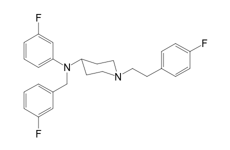 N-3-Fluorobenzyl-N-3-fluorophenyl-1-[2-(4-fluorophenyl)ethyl]piperidin-4-amine