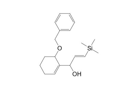 1-Cyclohexene-1-methanol, 6-(phenylmethoxy)-.alpha.-[2-(trimethylsilyl)ethenyl]-