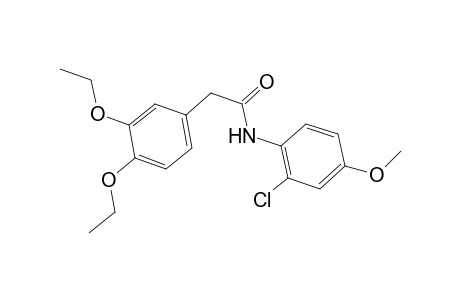 Acetamide, N-(2-chloro-4-methoxyphenyl)-2-(3,4-diethoxyphenyl)-