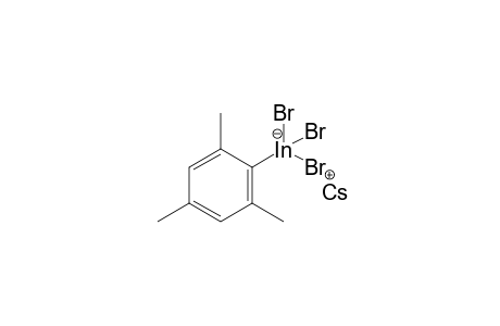 Cesium(I) tribromo-(2,4,6-trimethylphenyl)indiganuide