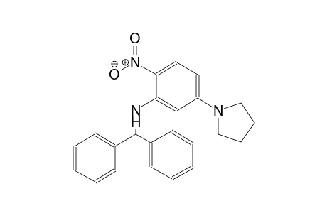benzenemethanamine, N-[2-nitro-5-(1-pyrrolidinyl)phenyl]-alpha-phenyl-