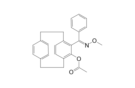 4-Acetoxy-5-benzoyl-O-methyloxime[2.2]paracyclophane