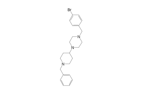 1-(1-benzyl-4-piperidyl)-4-(4-bromobenzyl)piperazine