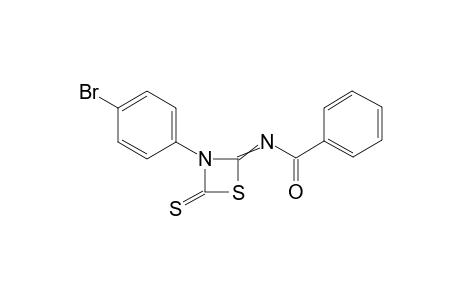 4-Benzimino-3-(p-bromophenyl)-1,3-thiazetidin-2-thione