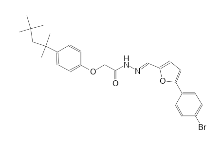 N'-{(E)-[5-(4-bromophenyl)-2-furyl]methylidene}-2-[4-(1,1,3,3-tetramethylbutyl)phenoxy]acetohydrazide